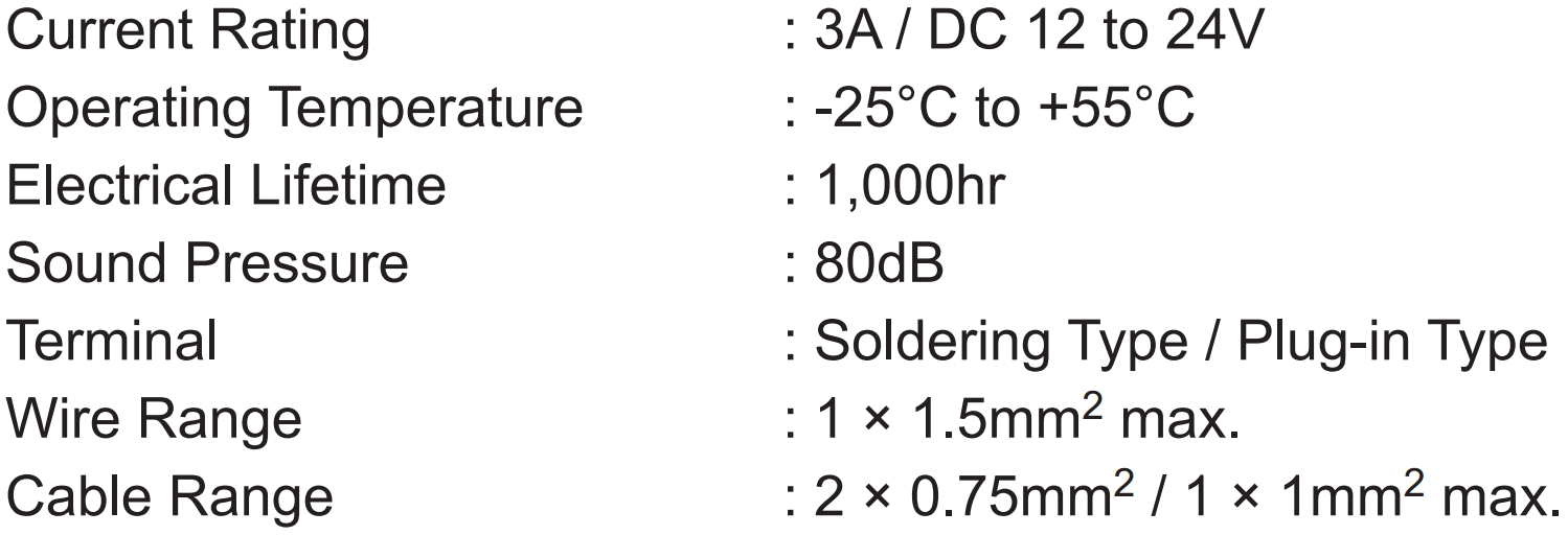 זמזמים אלקטרוניים לפנל DECA